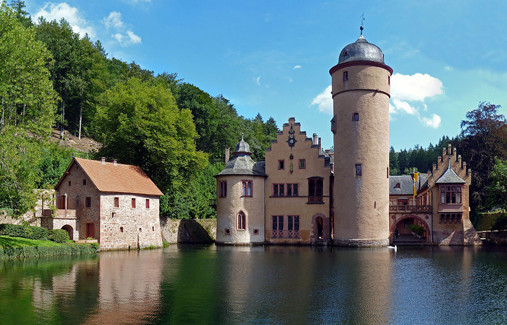 Wasserschloss Mespelbrunn / Bild: Wikipedia by Rainer Lippert